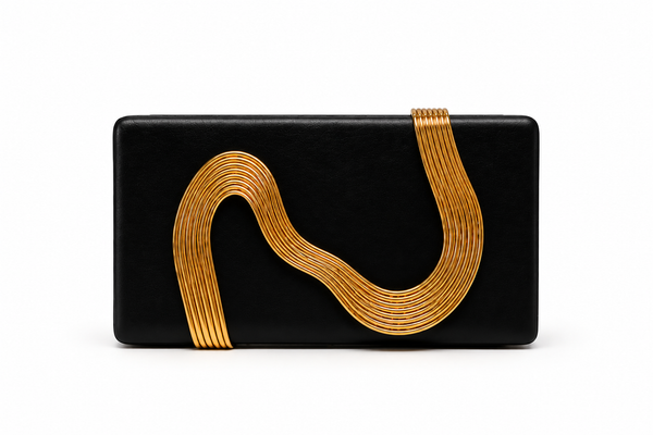 Clutch de Noche Estructurado con Cadena