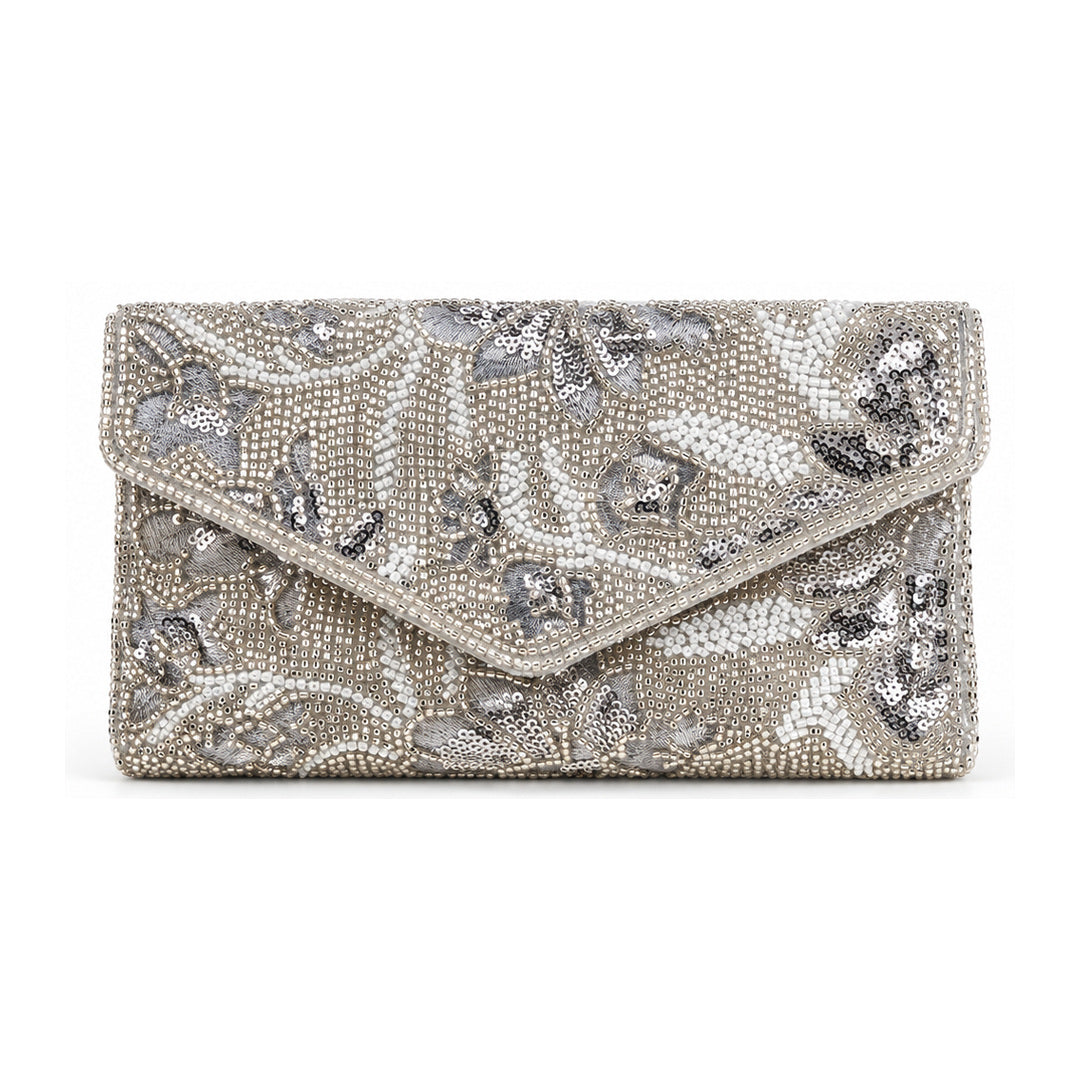 Clutch Bordado con Cadena